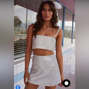 12th Tribe Silver Shira Top